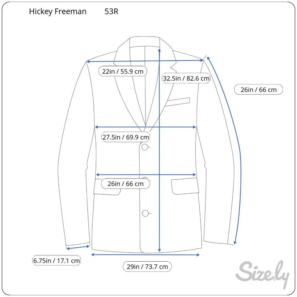 Modern Hickey Freeman Custom Sport Coat Men 53R Knit Wool USA Suit Jacket Gray - Picture 5 of 12
